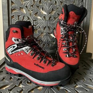 Lowa Mountain Expert GTX Evo Berry Black Mountaineering Boots Italy Men's 10.5